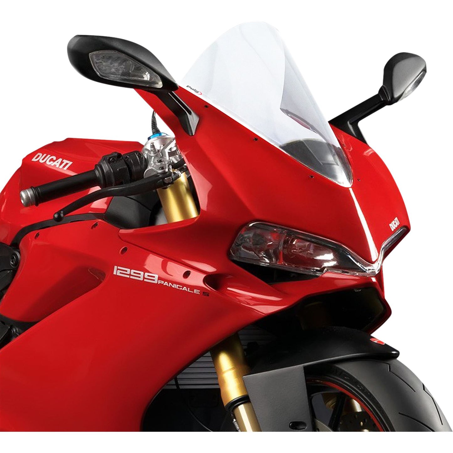 Puig Race Windscreen - Clear for Ducati 7621W_461040