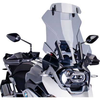 Puig Windscreen Clip-On Visor Smoke 315x100mm 6375H_461619