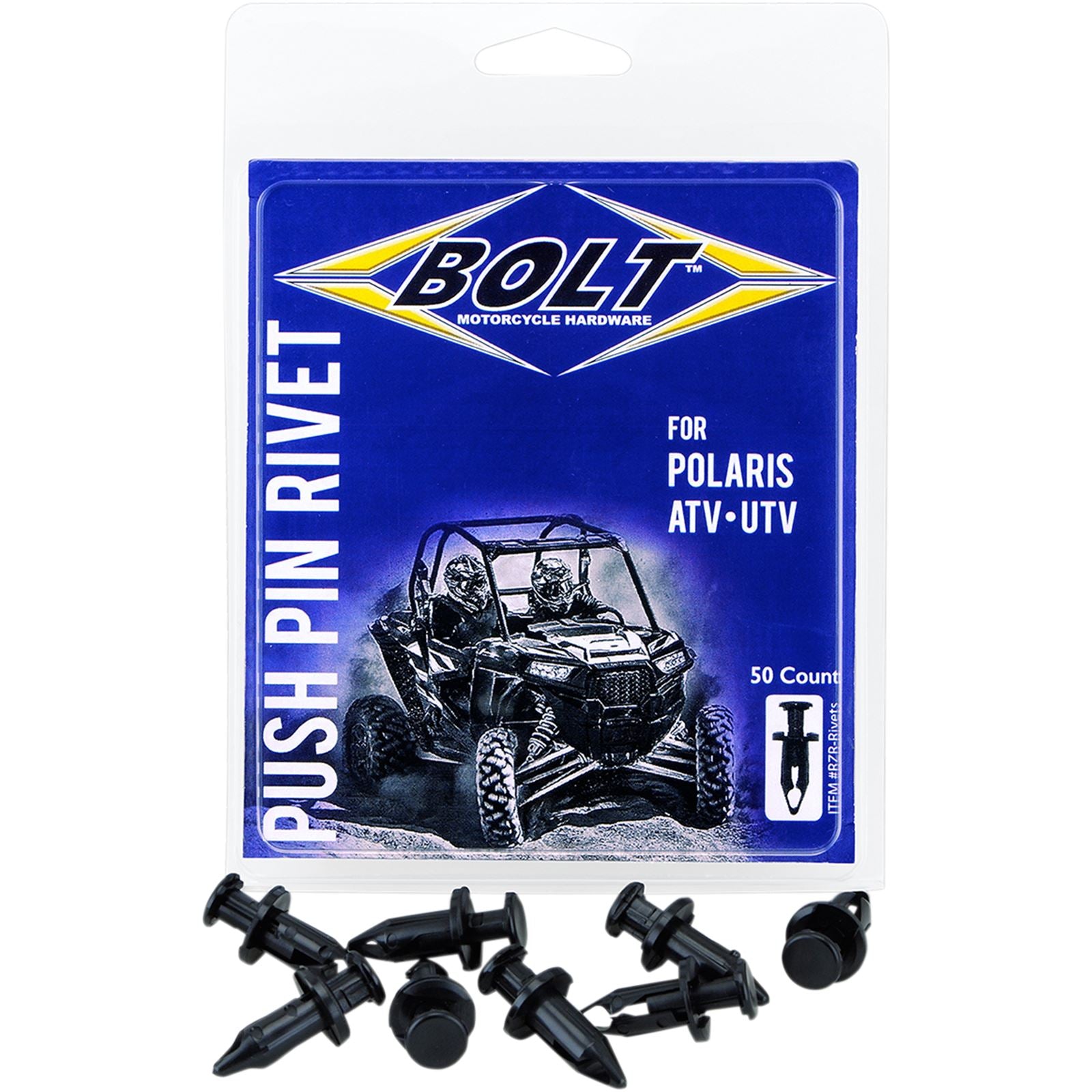 Bolt MC Hardware M8 Pry Rivets - 50/Pack [MPN: RZR-RIVETS]_354189