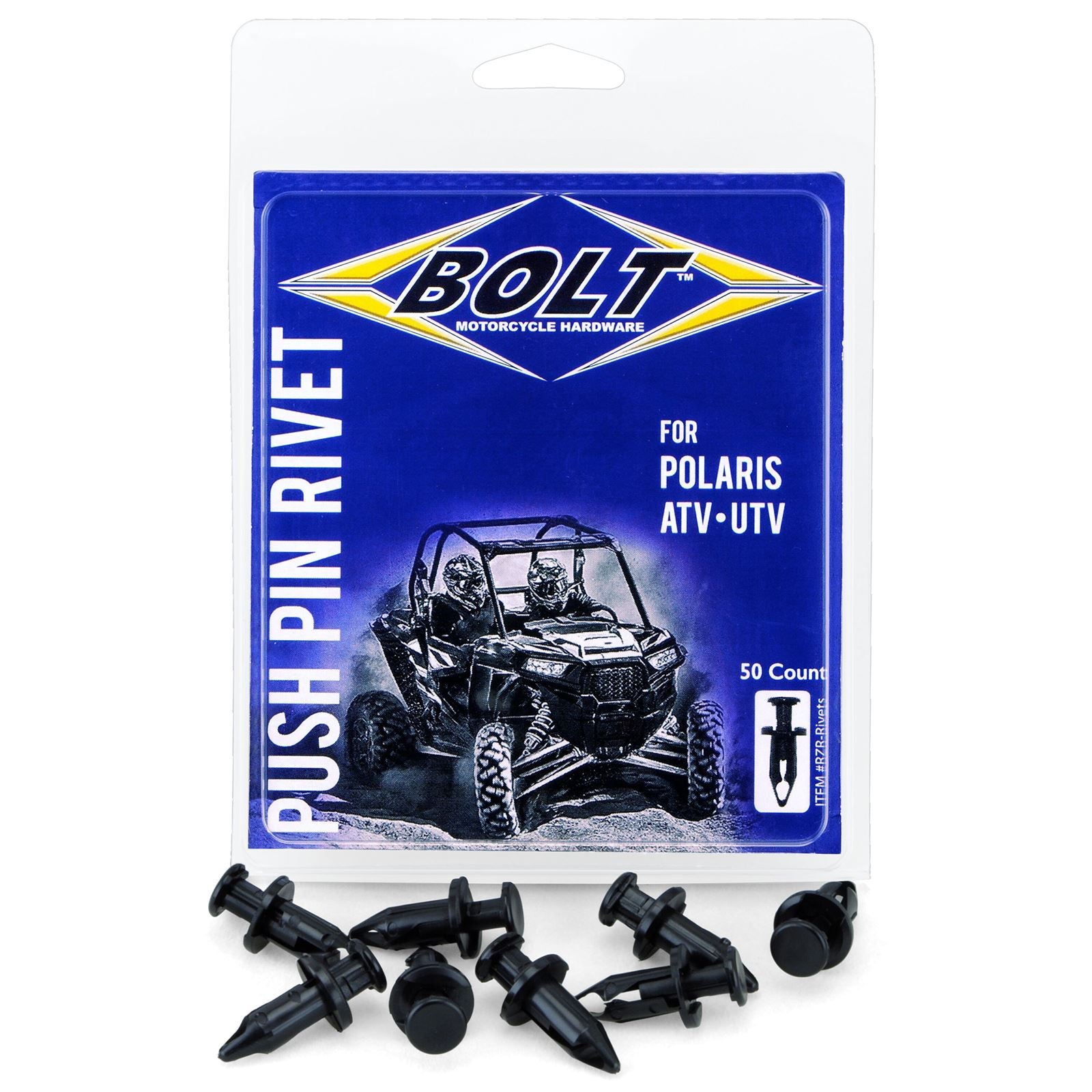 Bolt MC Hardware M8 Pry Rivets - 50/Pack [MPN: RZR-RIVETS]_1002312