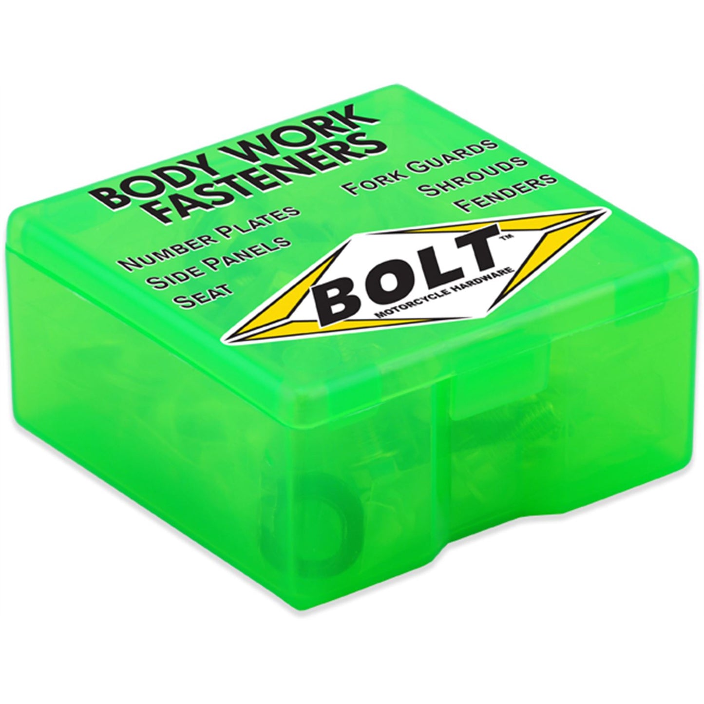 Bolt MC Hardware Full Plastic Fastener Kit - For Kawasaki KAW-011385_1002332