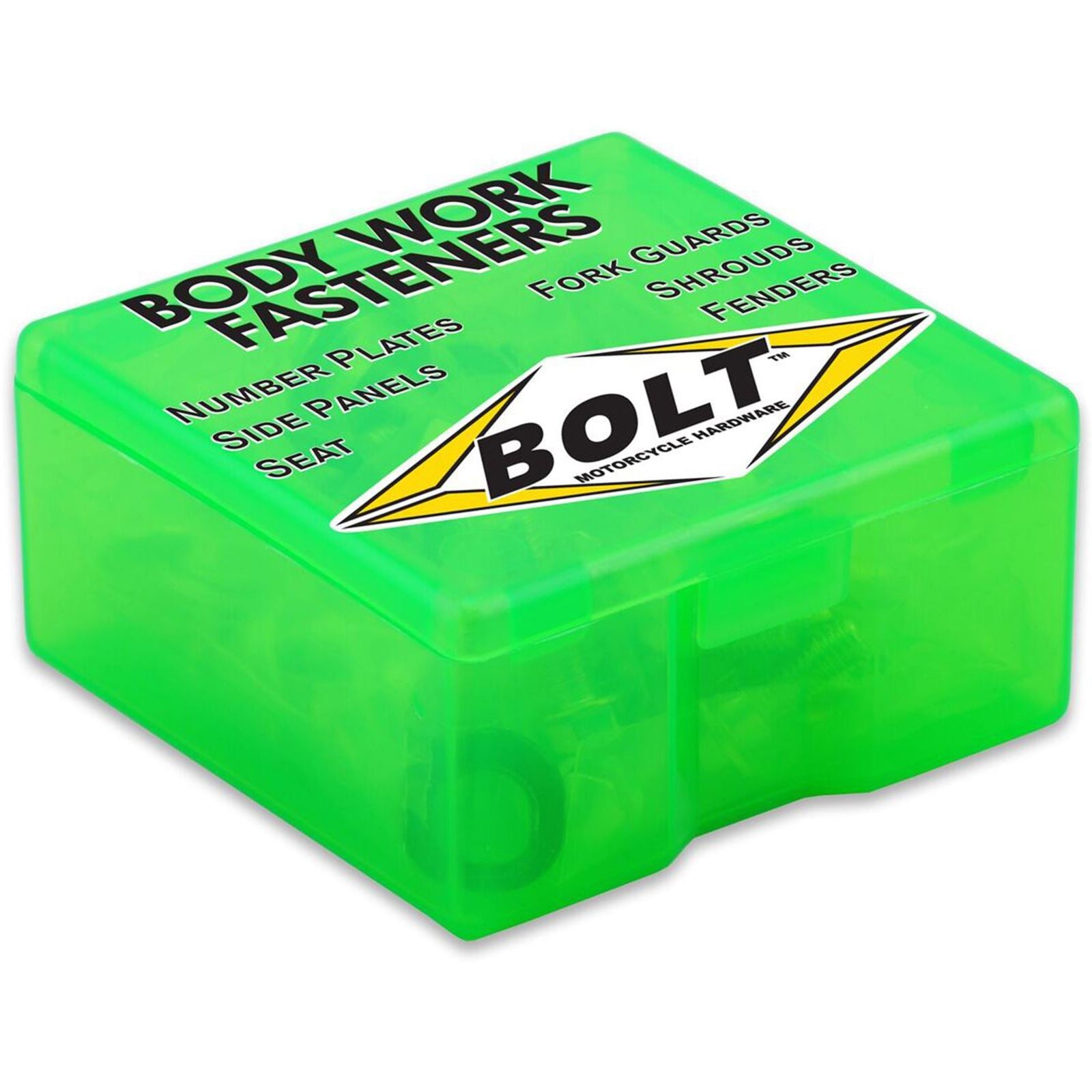 Bolt MC Hardware Full Plastic Fastener Kit - For Kawasaki KAW-011385_1002333