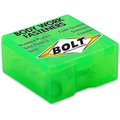 Bolt MC Hardware Full Plastic Fastener Kit - For Kawasaki KAW-011385_1002333