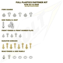 Bolt MC Hardware Full Plastic Fastener Kit for KTM KTM-031285SX_354299