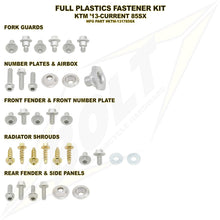 Bolt MC Hardware Full Plastic Fastener Kit for KTM KTM-131785SX_354300