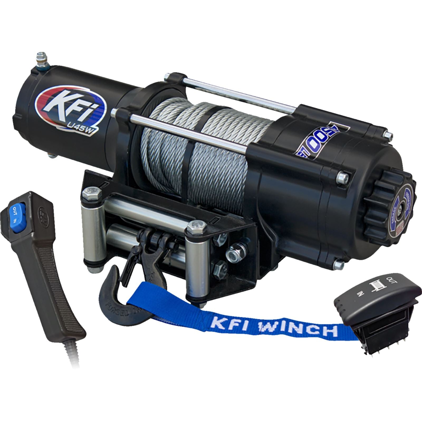 KFI Wide 4500 lb UTV Winch U45W-R2_1385689