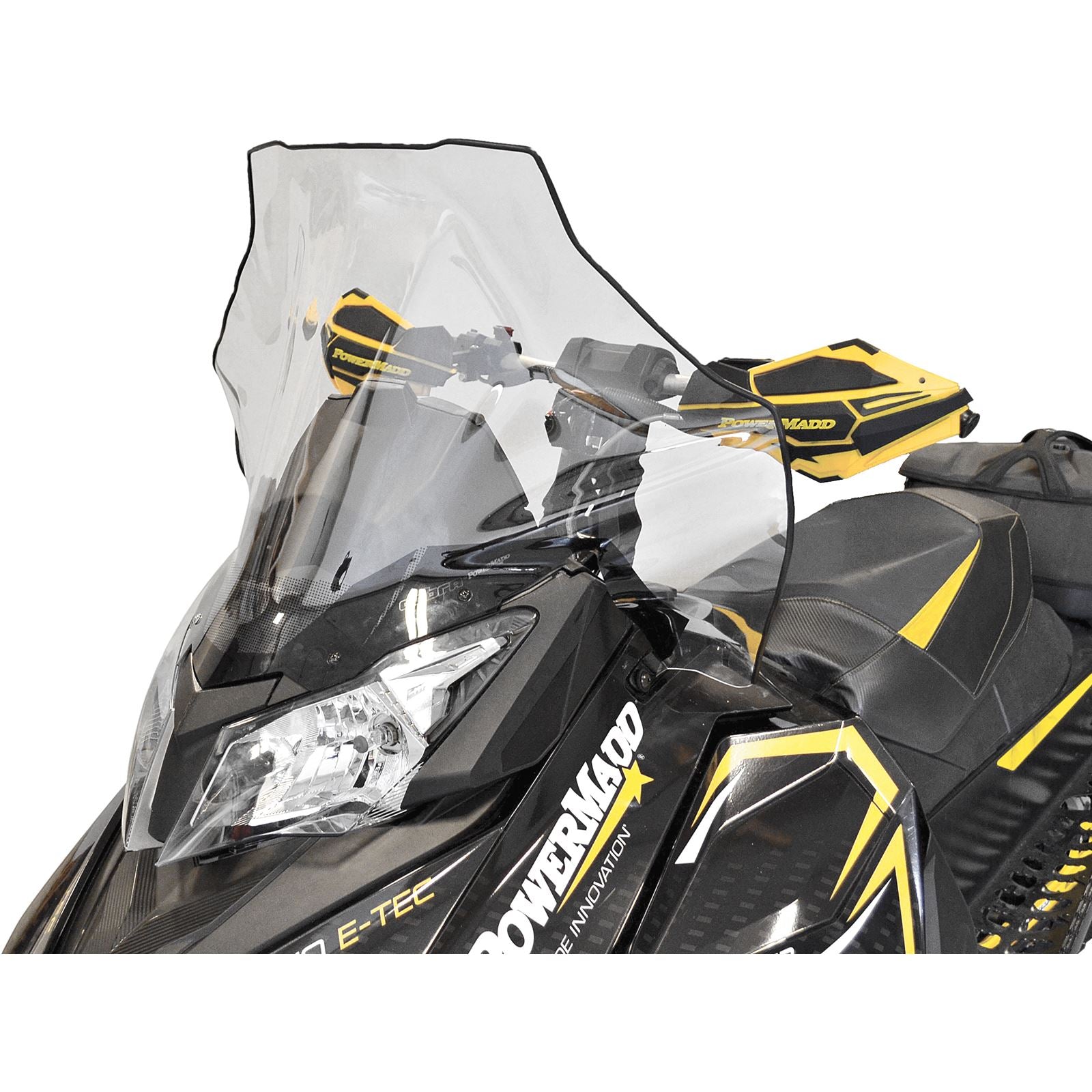 Powermadd Windshield Tall 19" - Clear/Black 13540_17828