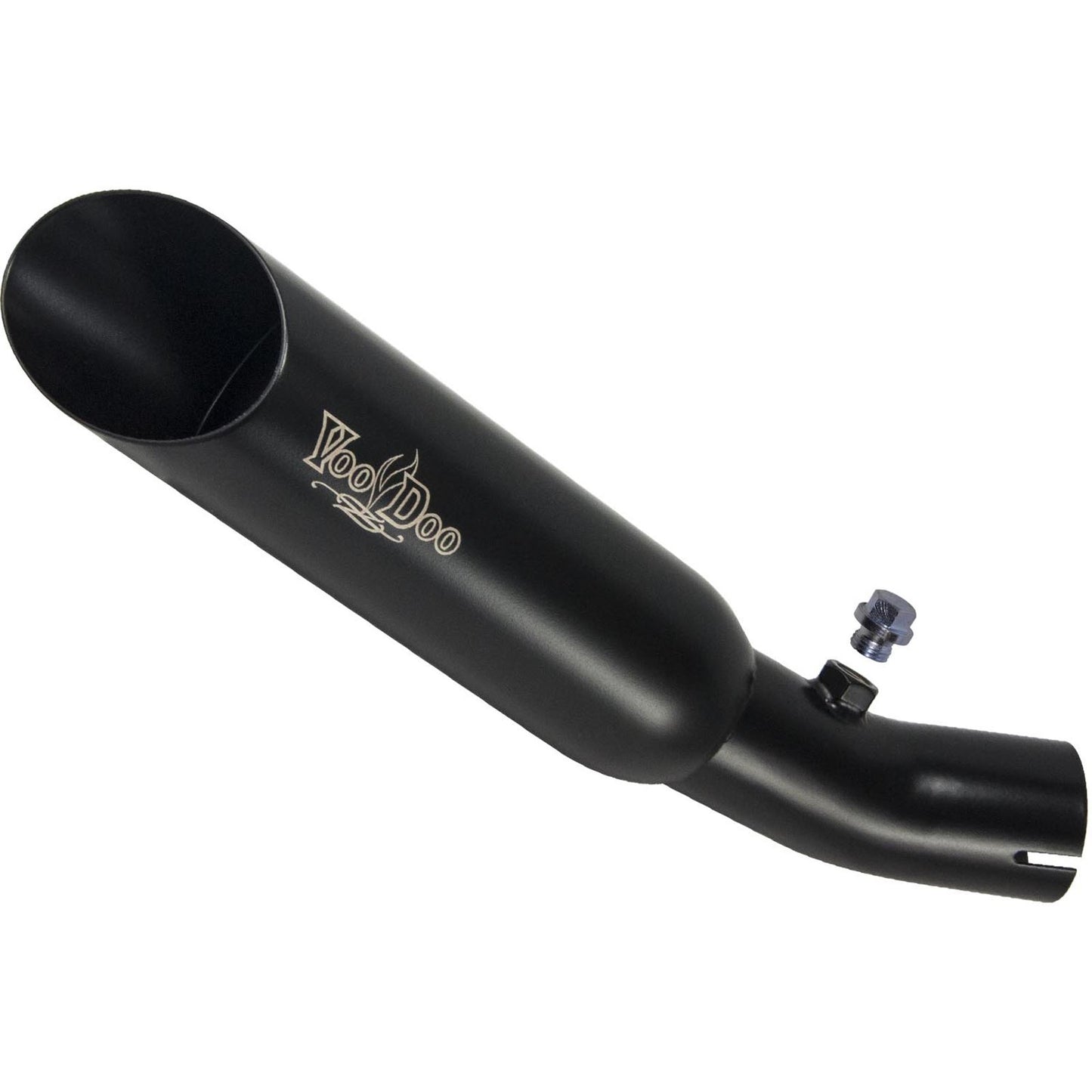 Voodoo Single Shorty Slip-On Exhaust - Black VECBR6F4IK1B_18076