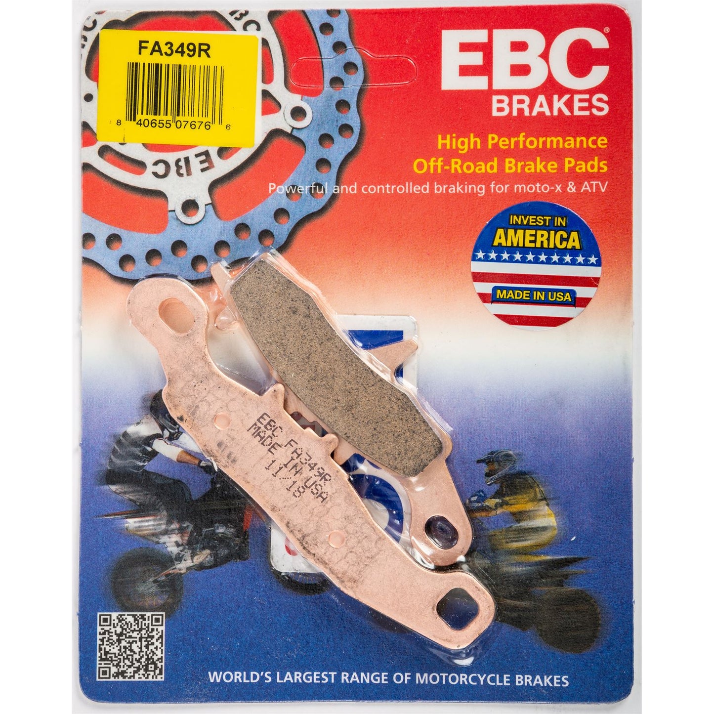 EBC Brakes Brake Pads FA349R_18512