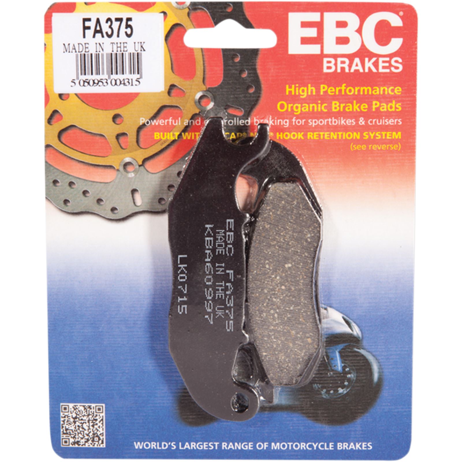 EBC Brakes Brake Pads Standard FA375_1378879