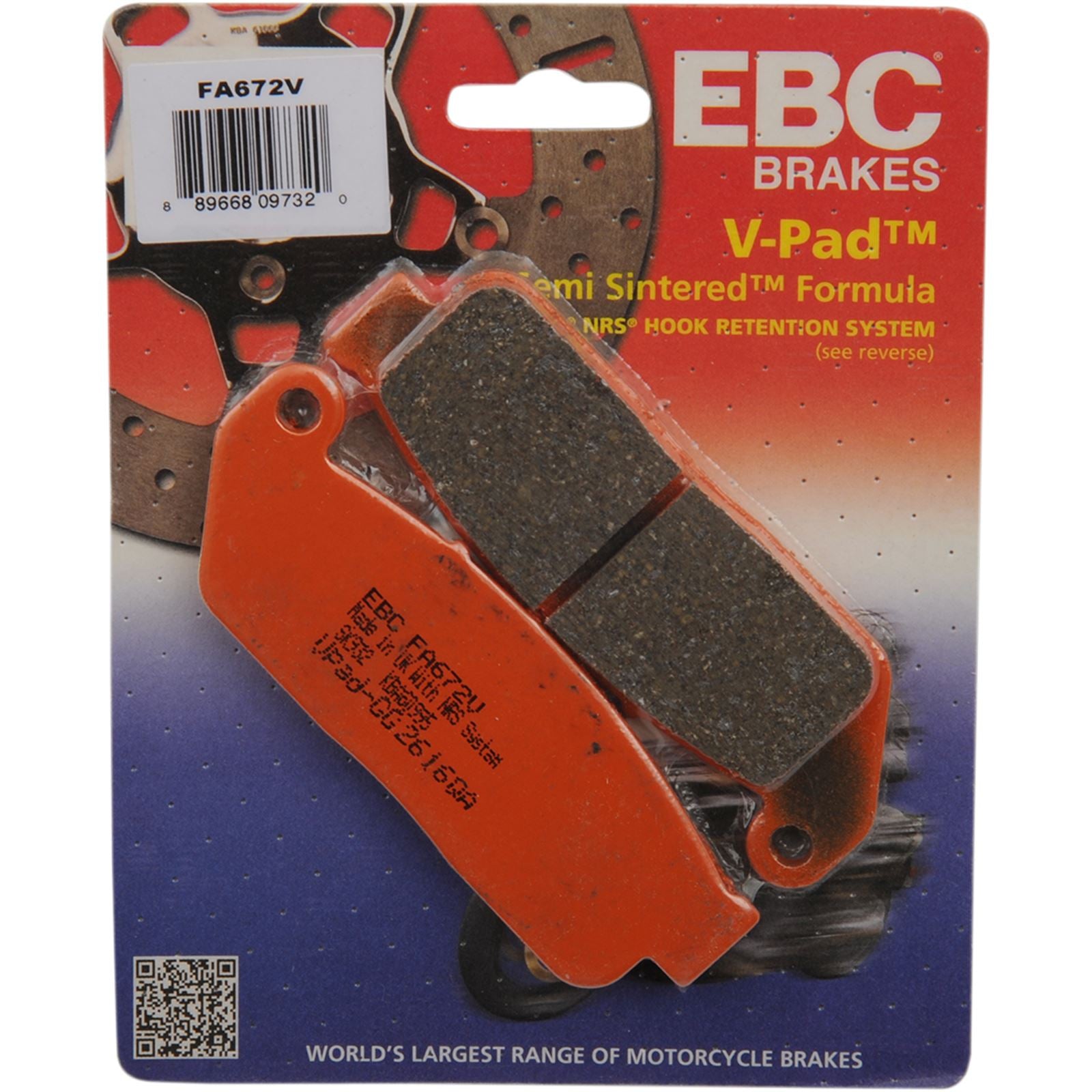EBC Brakes Brake Pads V-Series FA672V_379110