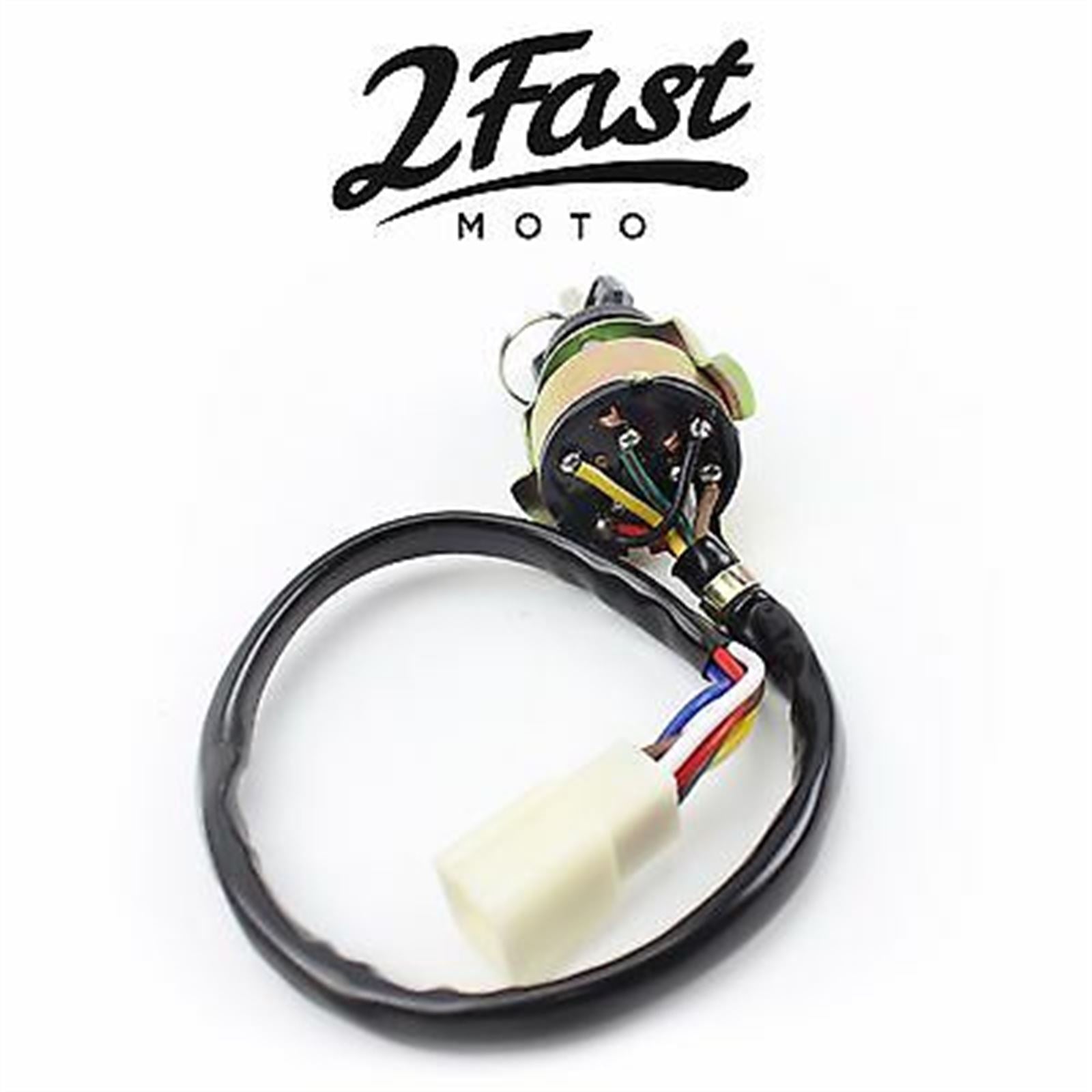 2FastMoto Ignition Switch 6-Pin with 2 Keys For Kawasaki 27005-083 / 27005-5007_651984
