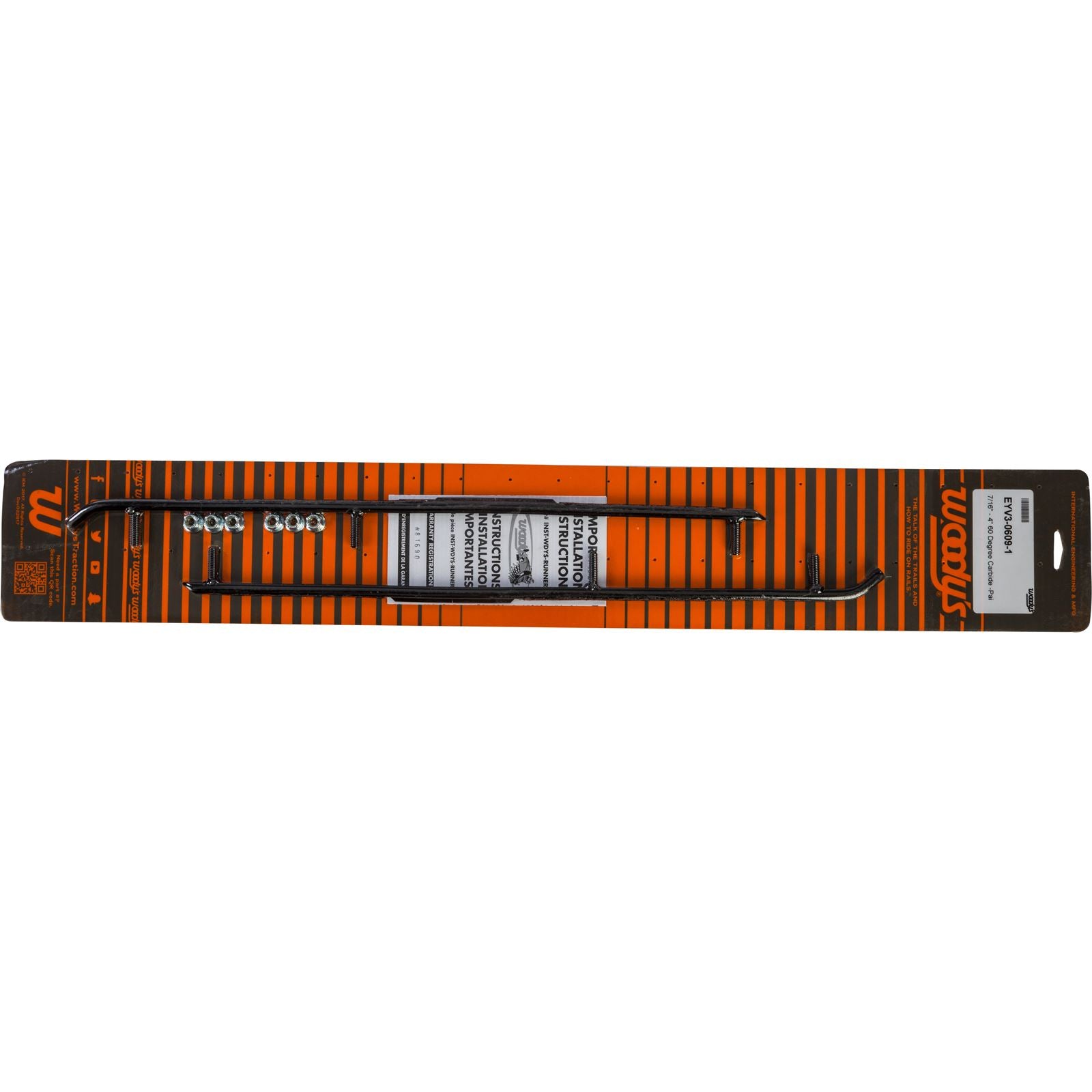 Woodys 4" Carbide Runners for Yamaha EYV3-0609_18811