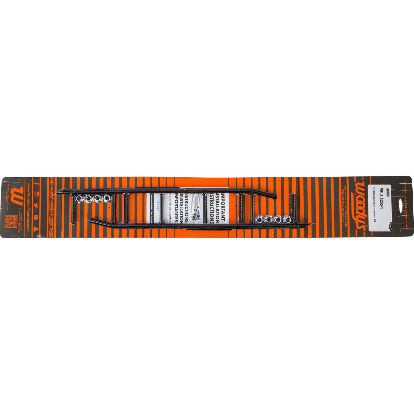 Woodys 4" Carbide Runners Slydog ESL3-3200_18812