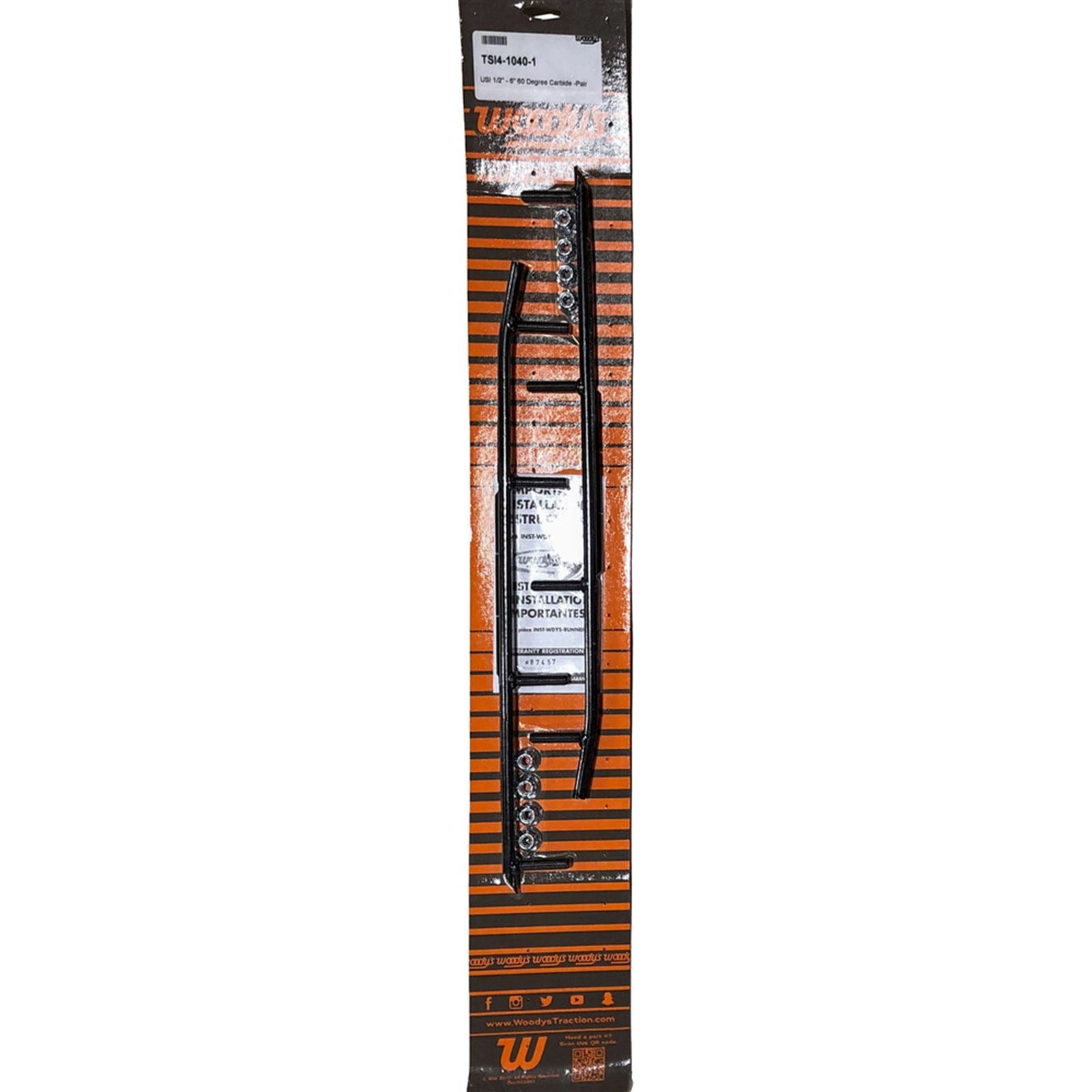Woodys 6" Carbide Runners USI 4 Bolt TSI4-1040_774549