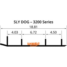 Woodys 8" Carbide Executive Series Flat-Top Runners Slydog WSL-3200_497647