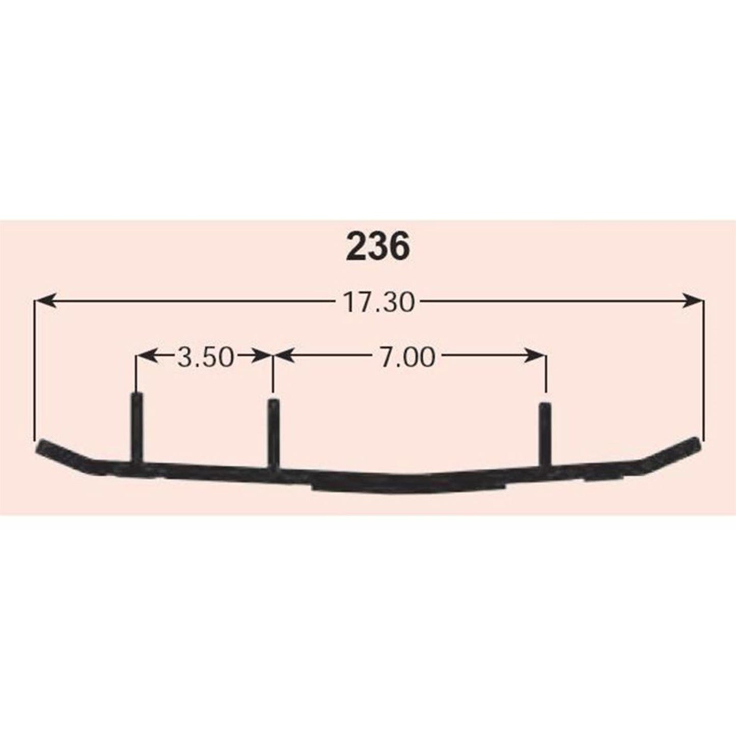 SPI Sports Parts Inc Defender Wearbar for Polaris S/M WB-000-236_998652