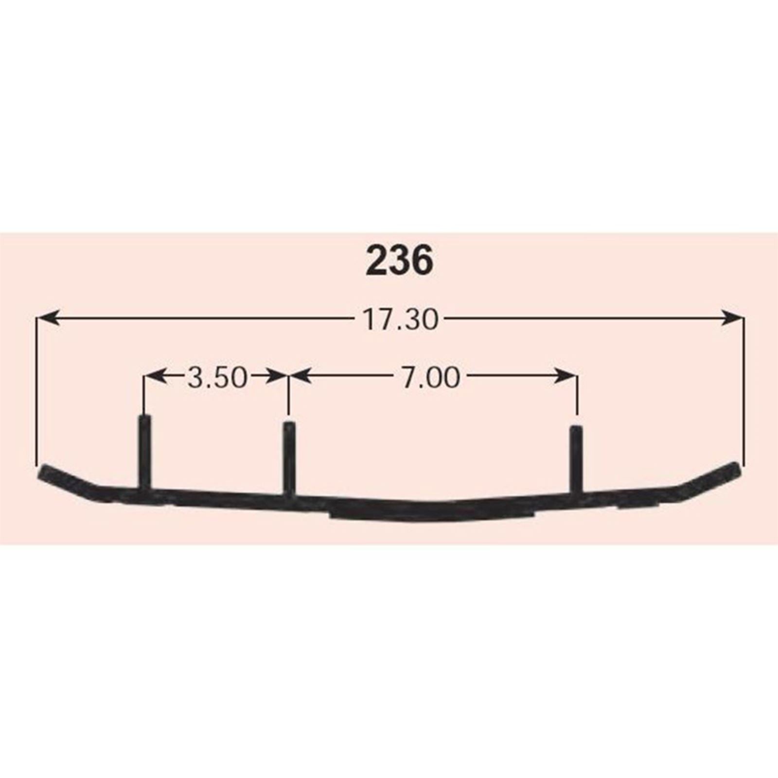 SPI Sports Parts Inc Defender Wearbar for Polaris S/M WB-000-236_998652