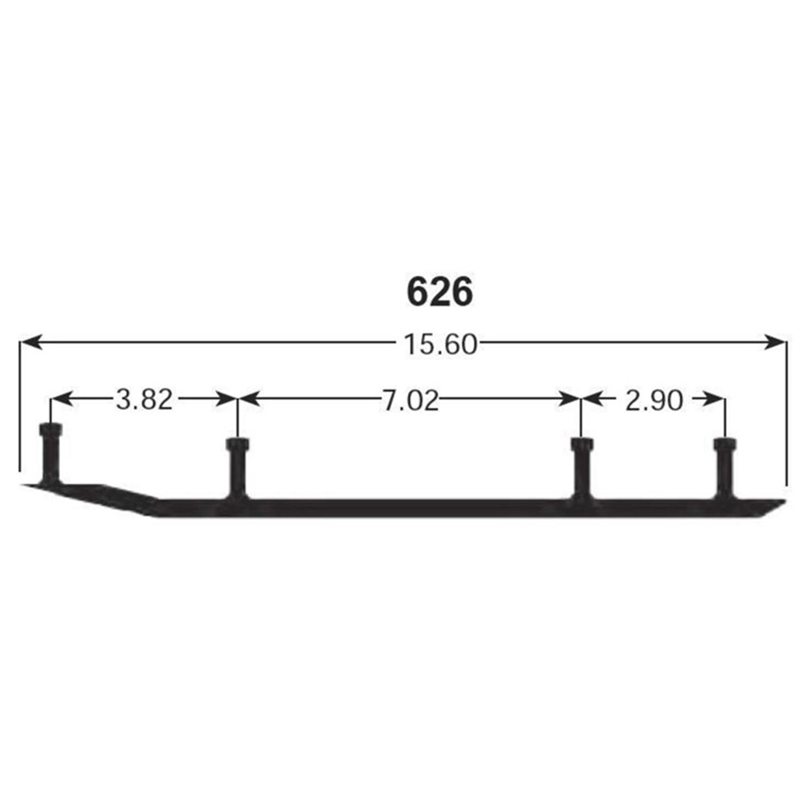 SPI Sports Parts Inc Defender Hardweld Wear Rods for Yamaha Snowmobiles 1997-2000 WB-000-626_998739