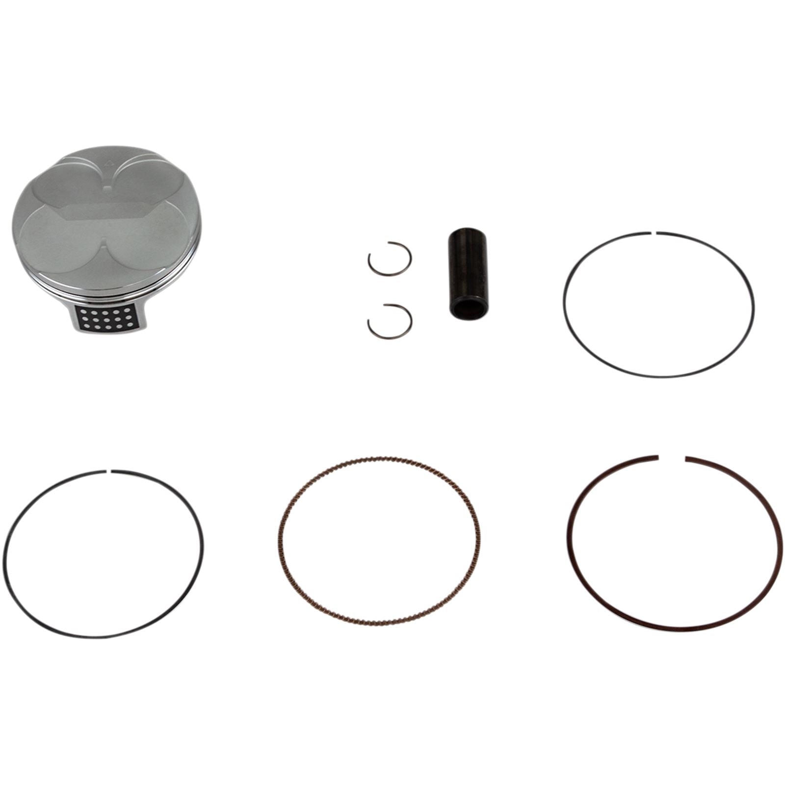 Vertex Piston Kit Forged Pro T-Box Shot-Peened Dome 24080B_490779