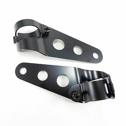 2FastMoto Fork Mount Head Light Bracket - Black 2fm-66-35810_623739