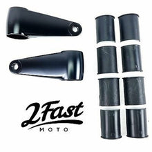 2FastMoto Universal Head Light Bracket Fork Mount Custom 35-41mm KZ - Black 66-35832_620444