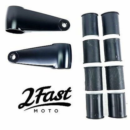 2FastMoto Universal Head Light Bracket Fork Mount Custom 35-41mm KZ - Black 66-35832_651197