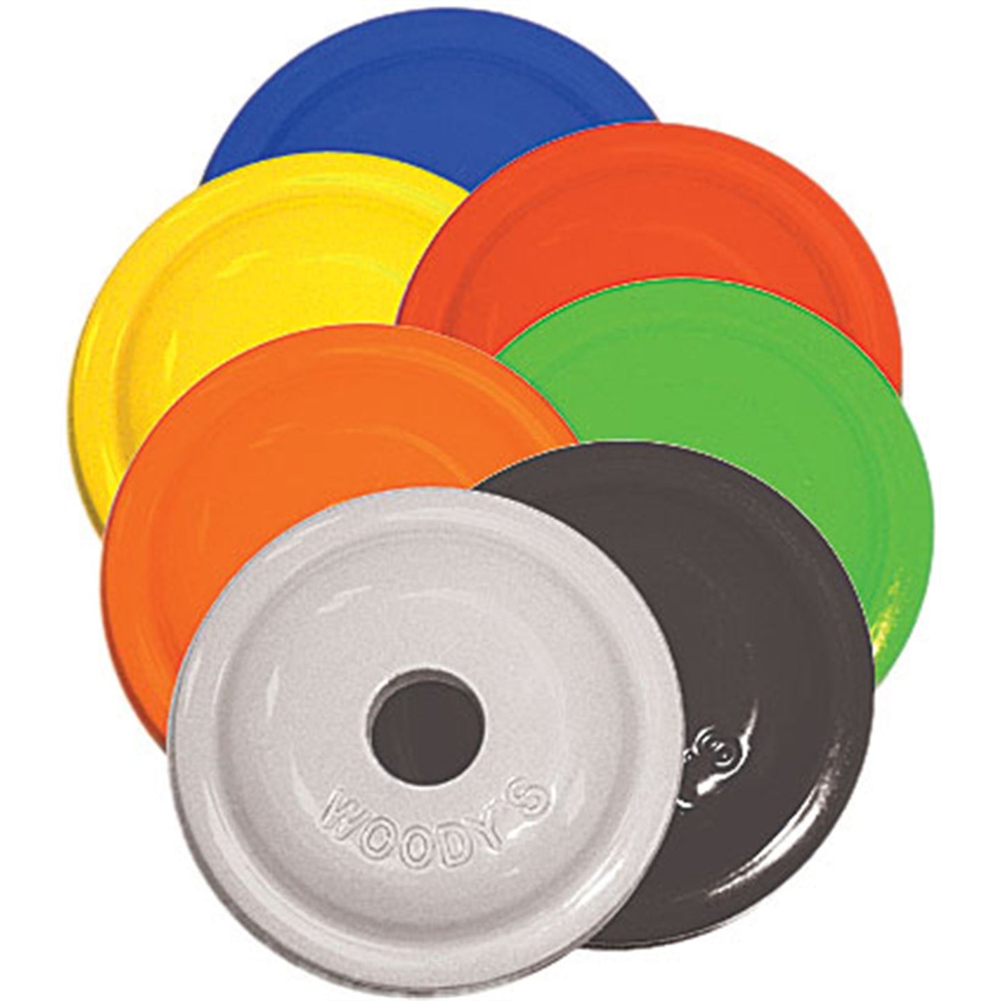 Woodys Round Digger Support Plate - 48/Pack White AWA-3815_19994