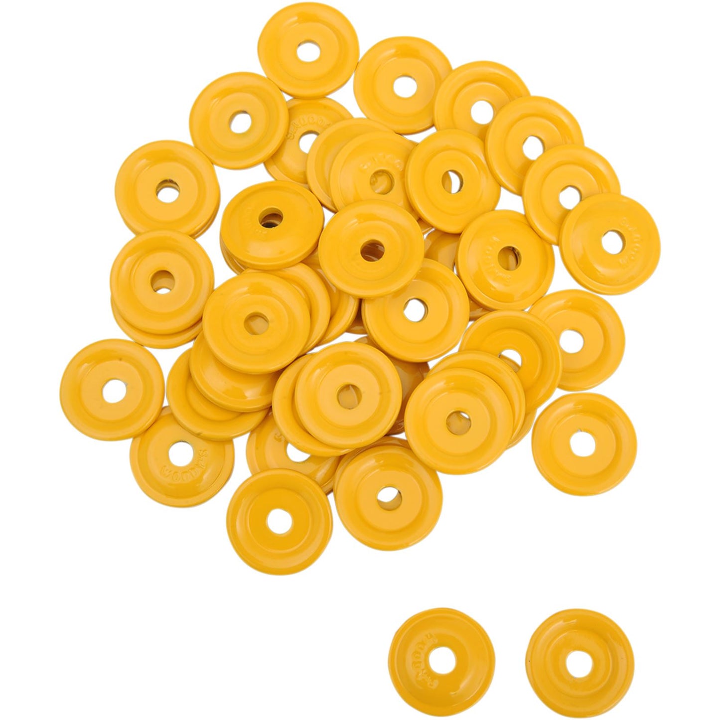 Woodys Round Digger Support Plate - 48/Pack Yellow AWA-3800_497744