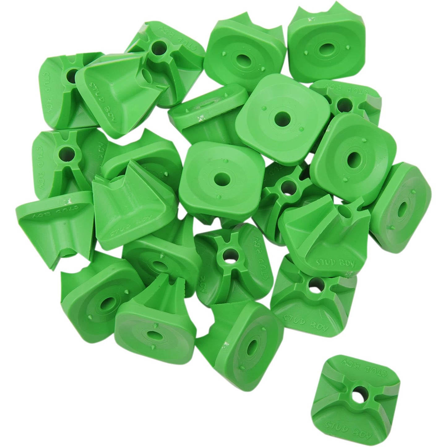 Stud Boy Super-Lite Pro Series Single Backers .75" - 24/Pack Green 2513-P1-GRN_476645