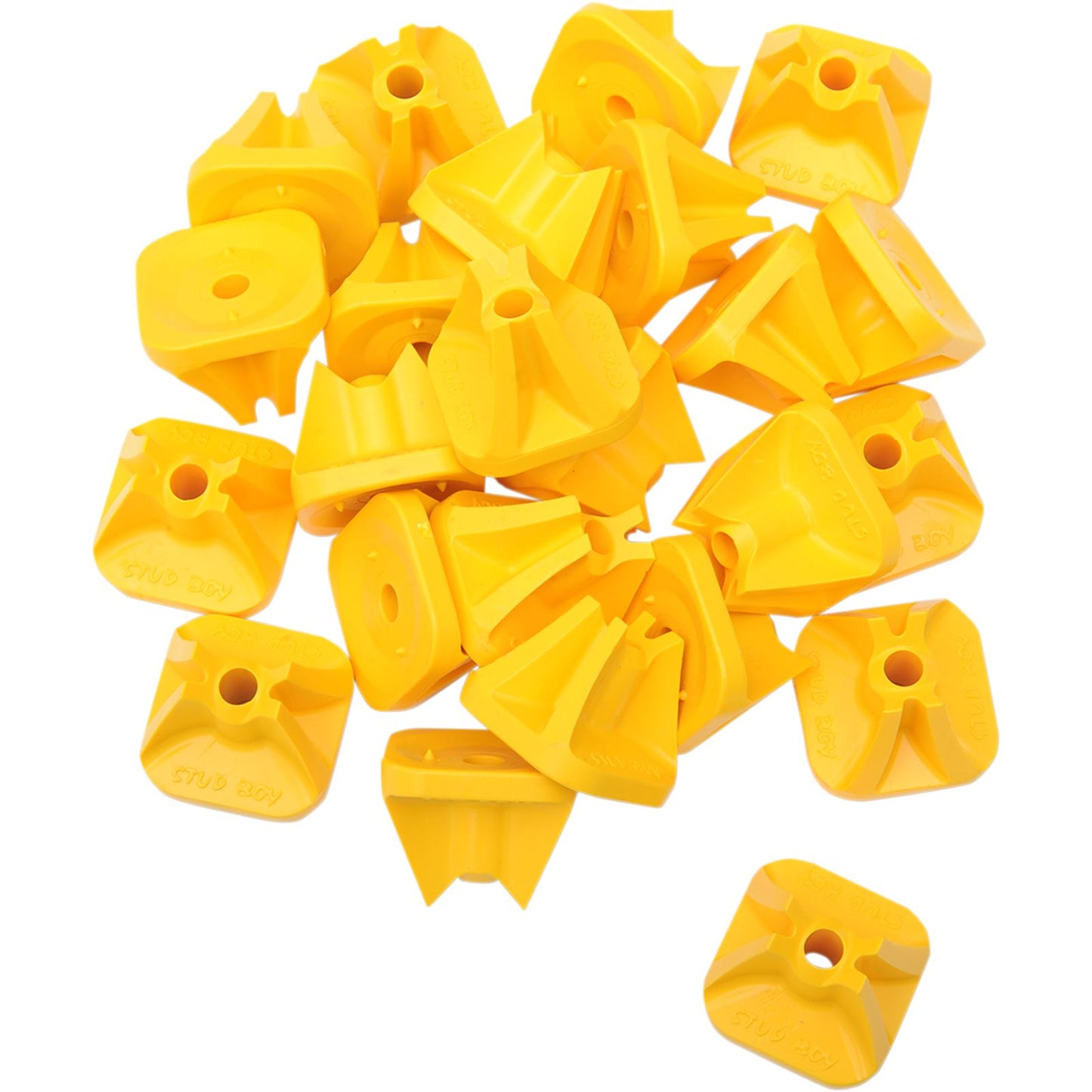 Stud Boy Super-Lite Pro Series Single Backers .75" - 24/Pack Yellow 2513-P1-YEL_476651