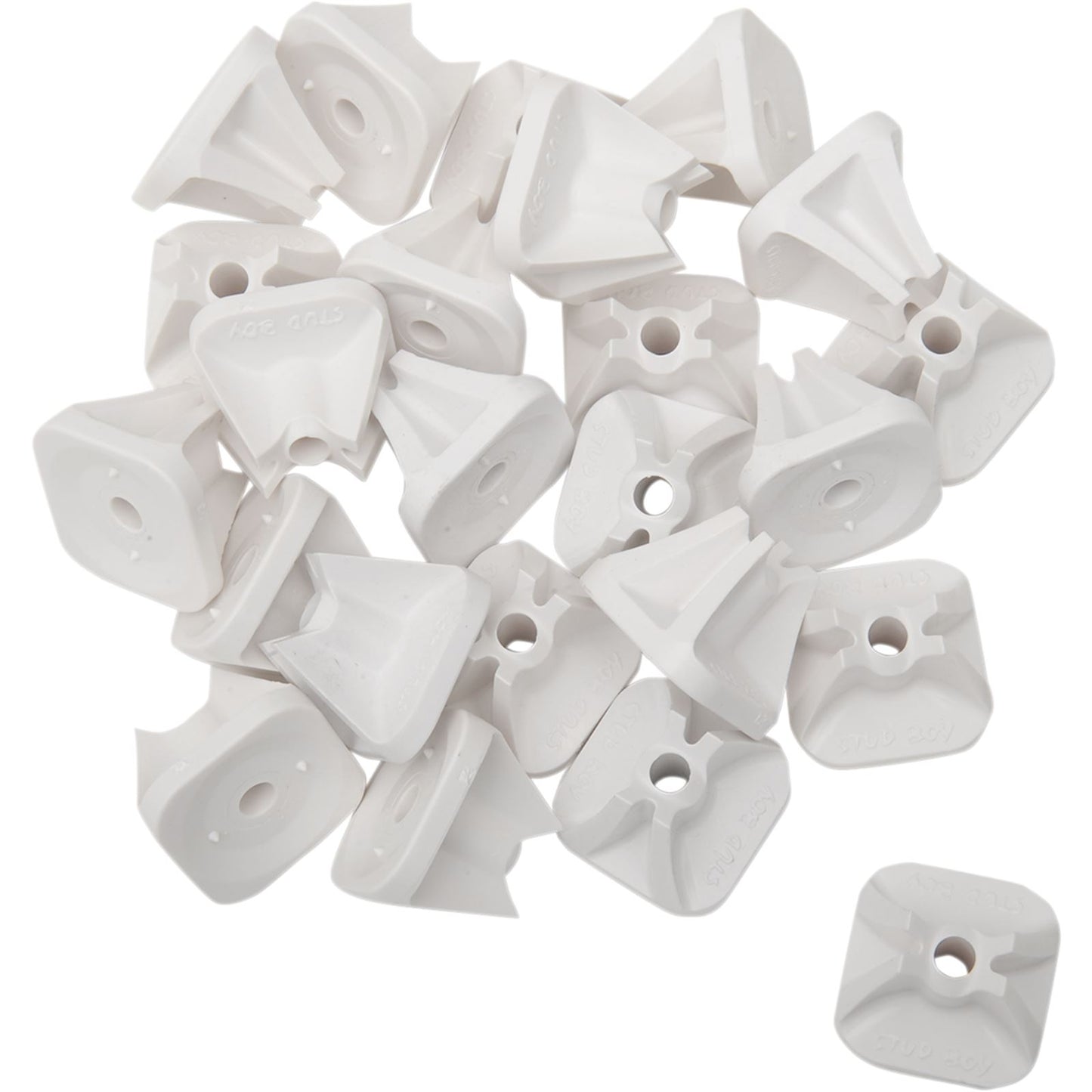 Stud Boy Super-Lite Pro Series Single Backers .75" - 24/Pack White 2513-P1-WHT_476627