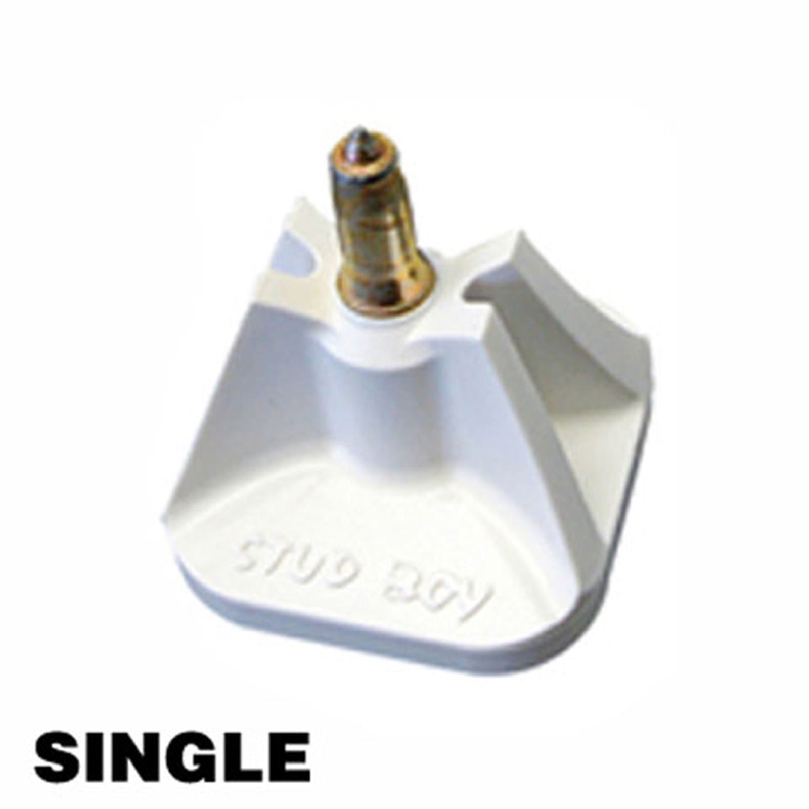 Stud Boy Super-Lite Pro Series Single Backers .75" - 96/Pack White 2513-P3-WHT_553692