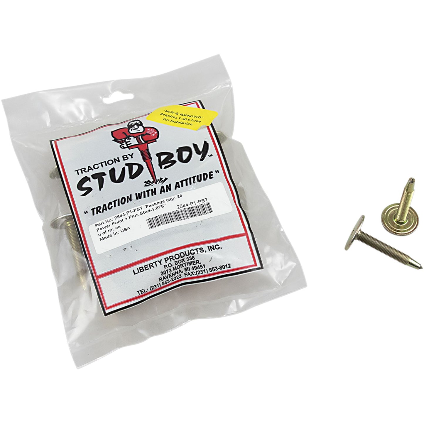 Stud Boy Power Plate Plus Backers 1.875" - 24/Pack 2544-P1-PS_476678