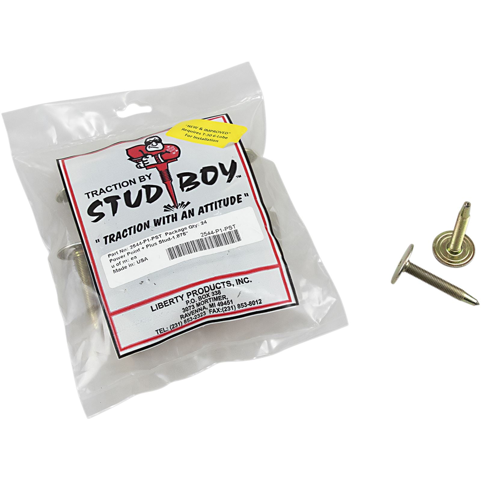 Stud Boy Power Plate Plus Backers 1.875" - 24/Pack 2544-P1-PS_476678