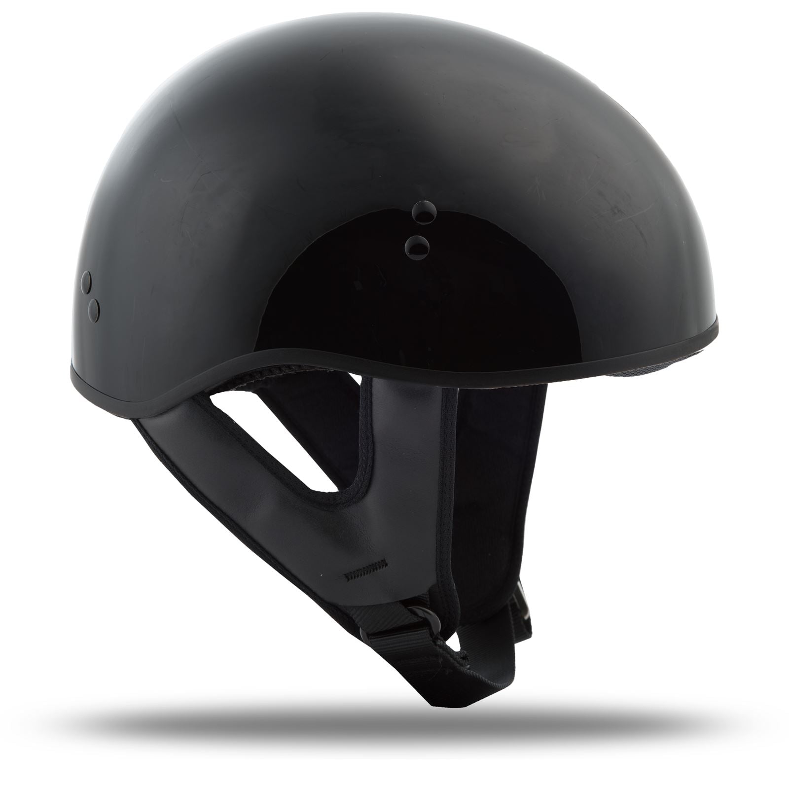 GMax HH-45 Half Helmet Naked Black Large  G145026_20429