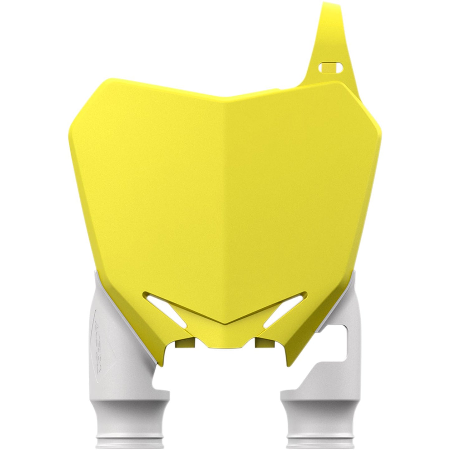 Acerbis Front Number Plate Yellow White 2527391182_320175