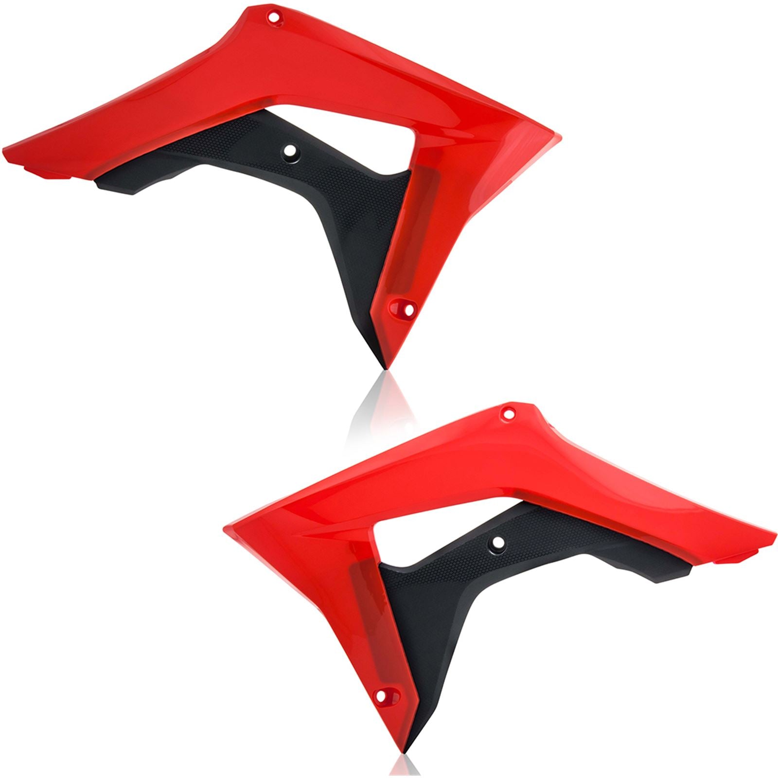 Acerbis Radiator Shroud Red/Black 2630661018_22363