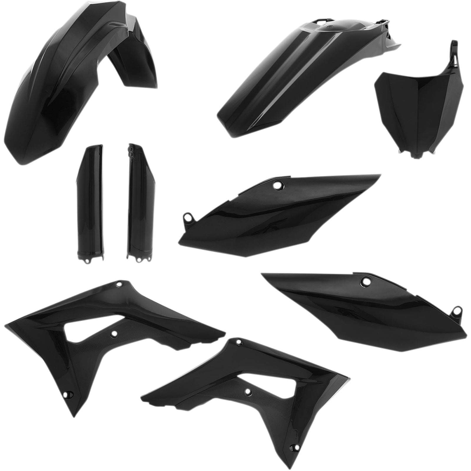 Acerbis Full Plastic Kit Black 2630700001_321606