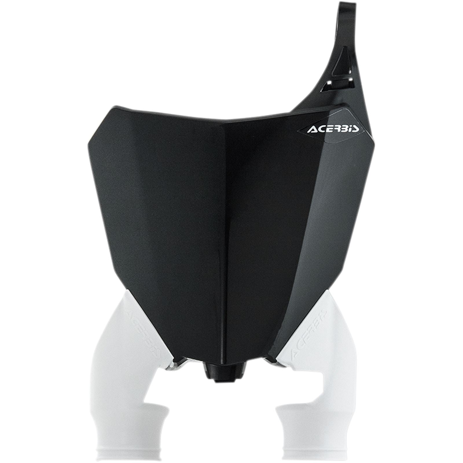 Acerbis Front Number Plate Black/White 2630771007_320076