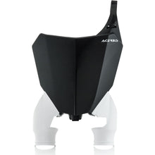 Acerbis Front Number Plate Black/White 2630771007_22429