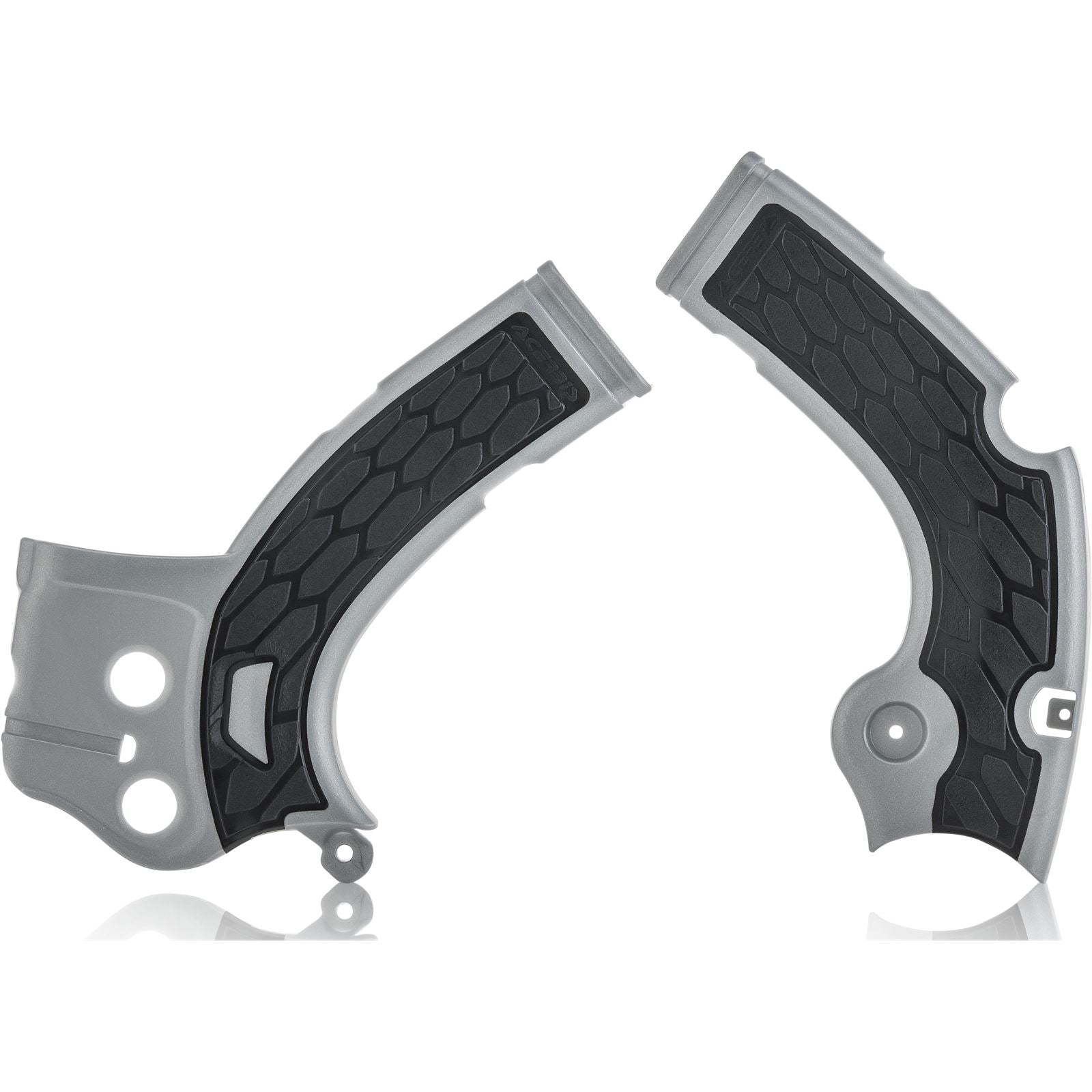 Acerbis X-Grip Frame Guard Silver/Black 2640271015_22443