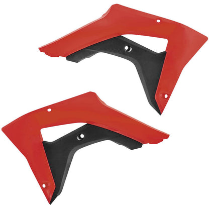 Acerbis Radiator Shrouds Red/Black 2645451018_22478