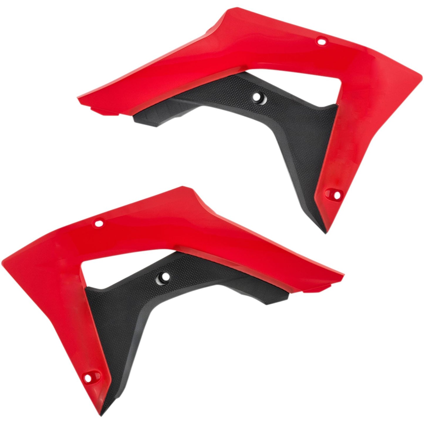 Acerbis Radiator Shrouds Red/Black 2645451018_320131