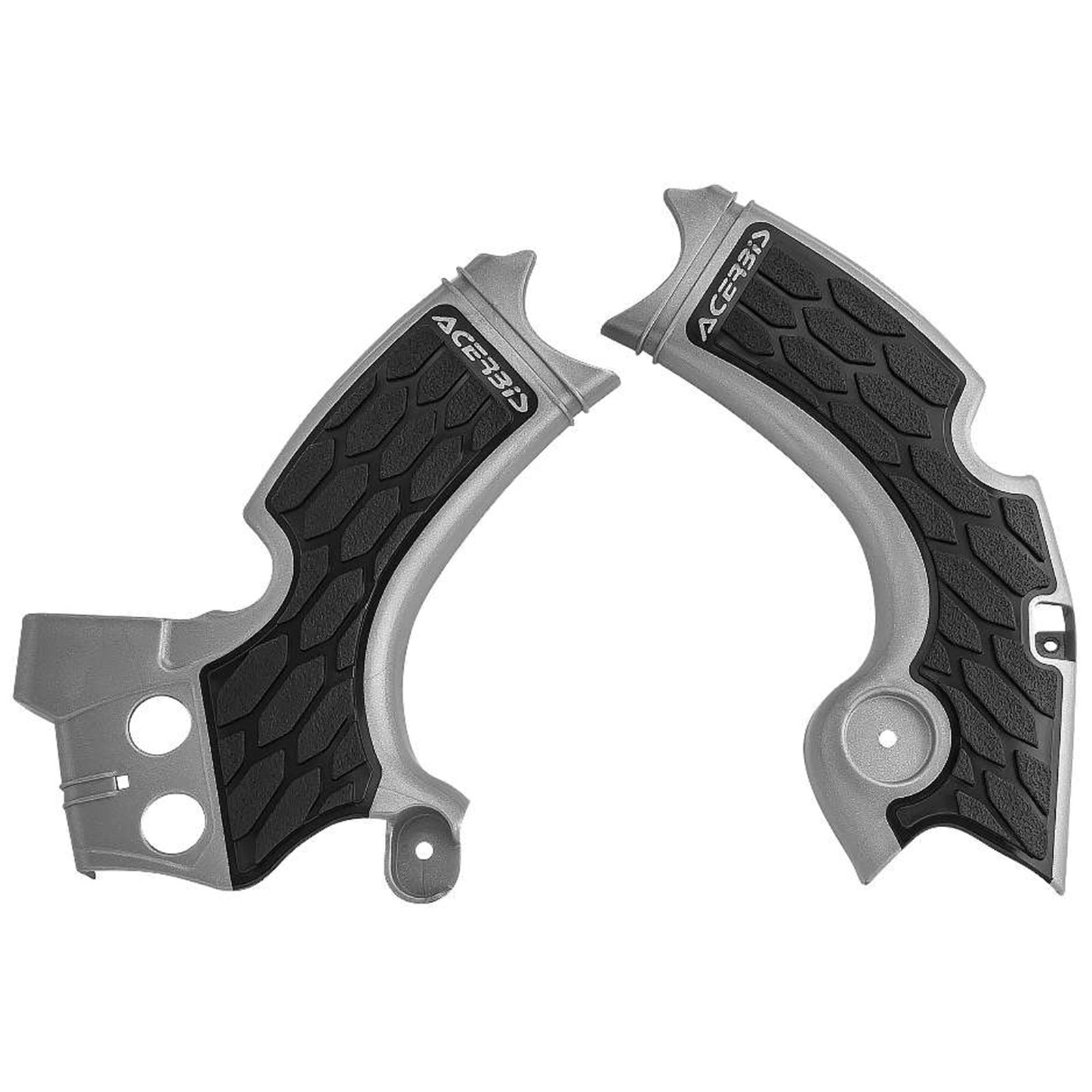 Acerbis X-Grip Frame Guard Silver/Black 2657591015_22523