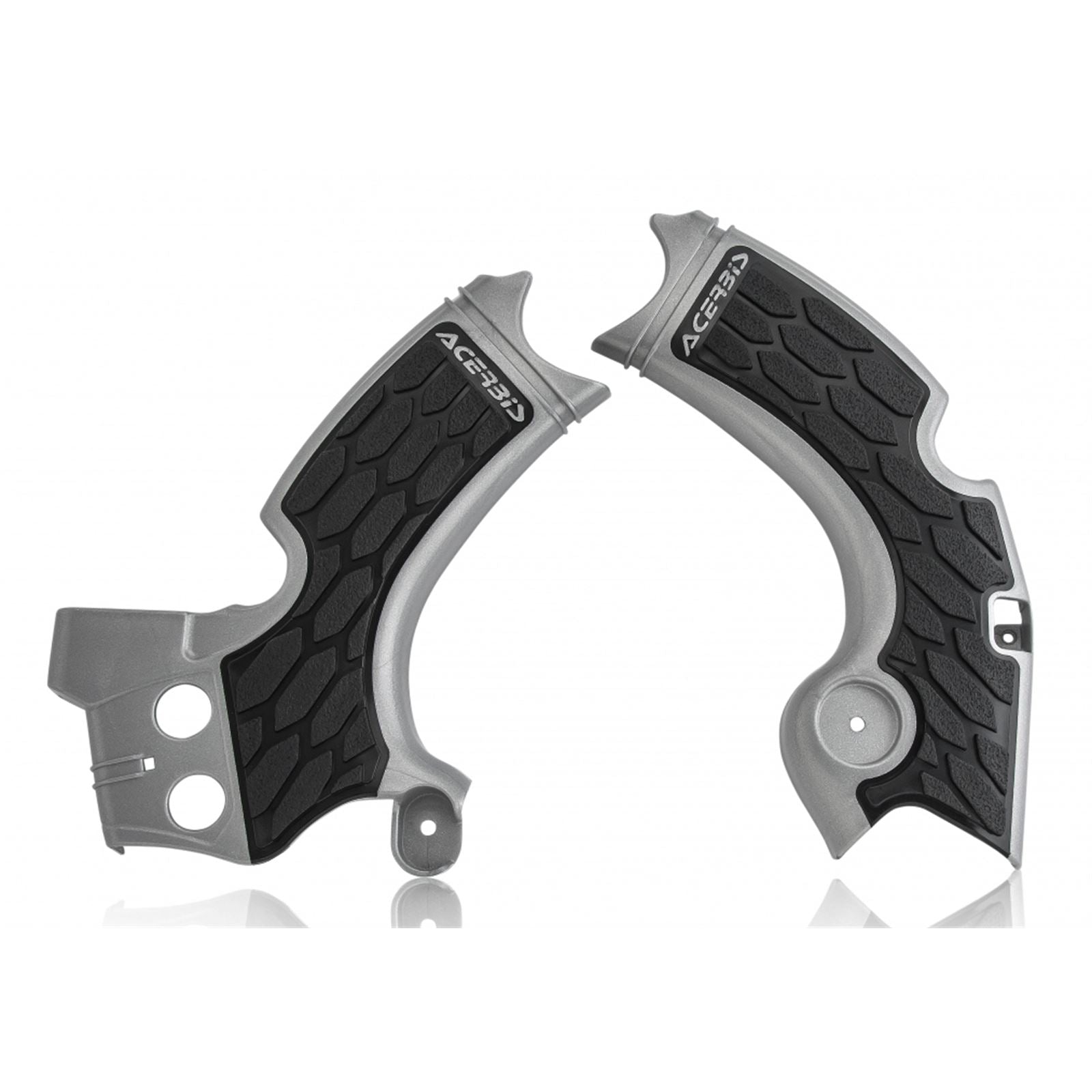 Acerbis X-Grip Frame Guard Silver/Black 2657591015_22524