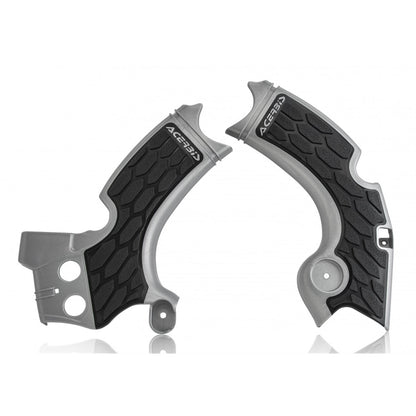 Acerbis X-Grip Frame Guard Silver/Black 2657591015_22524