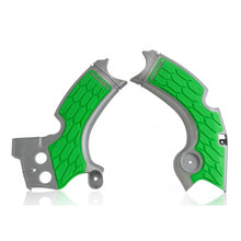 Acerbis X-Grip Frame Guard Silver/Green 2657591417_22527
