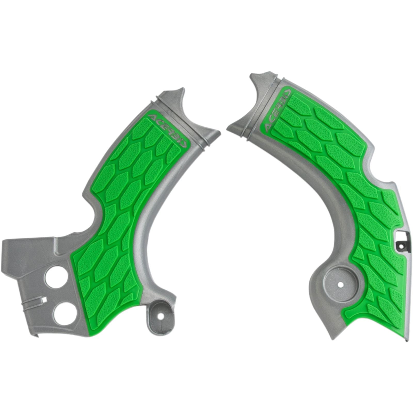 Acerbis X-Grip Frame Guard Silver/Green 2657591417_319408
