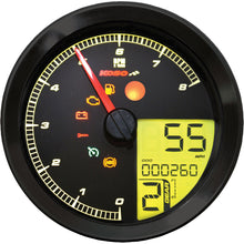 Koso Speedometer/Tachometer Black Bezel LCD Color Change Display BA051231_22826